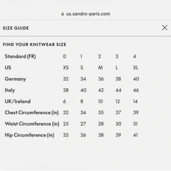 Sandro Sweater Floral Jacquard Ivory Wool Cropped - Picture 8 of 8